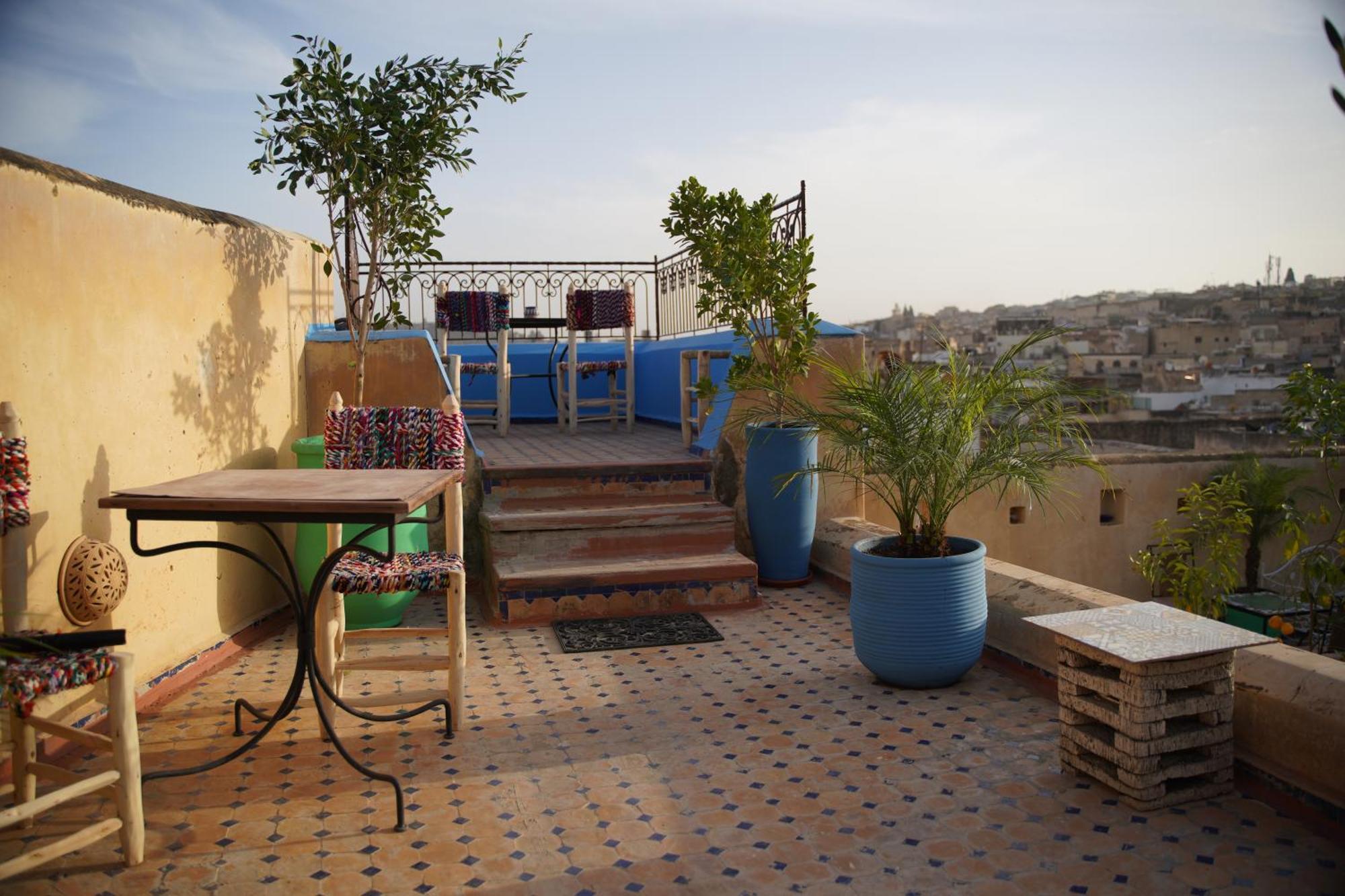 فندق La Cheminee Bleue فاس المظهر الخارجي الصورة